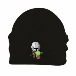 Шапка флисовая Din Djarin And The Child - PrintSalon