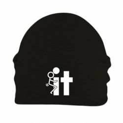 Шапка флисовая F*ck with IT - PrintSalon