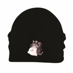 Шапка флісова Hu Tao cat