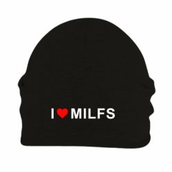 Шапка флисовая I love MILFs - PrintSalon