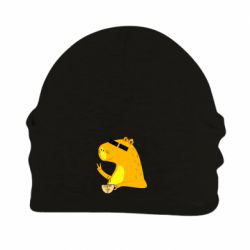 Шапка флисовая Капибара Программист - PrintSalon