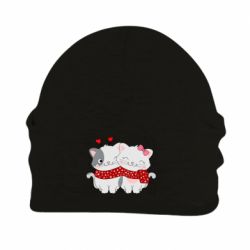 Шапка флисовая Kittens In Love - PrintSalon