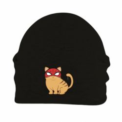 Шапка флисовая Кот паук - PrintSalon