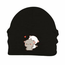 Шапка флисовая Котики кохання - PrintSalon