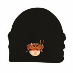 Шапка флисовая Kurama in ramen - PrintSalon