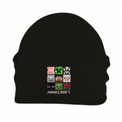 Шапка флісова Minecraft character heads - PrintSalon