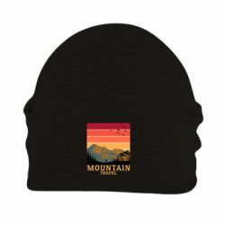 Шапка флисовая Mountain travel - PrintSalon