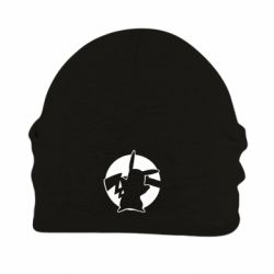 Шапка флисовая Pikachu silhouette - PrintSalon