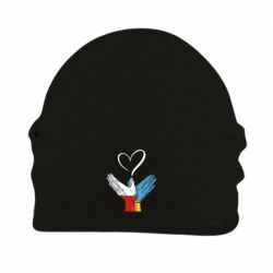 Шапка на флісі Польща та україна руки