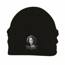 Шапка флисовая Скрябин. Меняйте мир к лучшему - PrintSalon