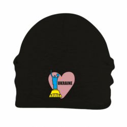 Шапка на флісі Ukraine in heart