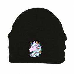 Шапка флисовая Unicorn Princess - PrintSalon