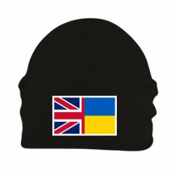 Шапка флисовая Великобритания и Украина