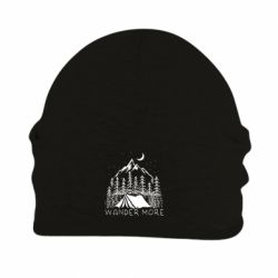 Шапка флисовая Wander more - PrintSalon