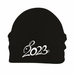 Шапка флисовая Заяц 2023 - PrintSalon