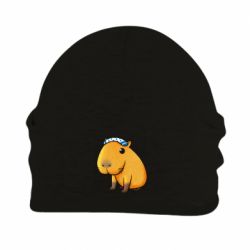 Шапка флисовая Capybara Art - PrintSalon