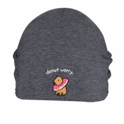 Шапка флисовая Donut Worry - PrintSalon