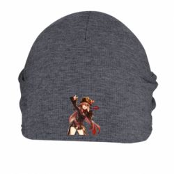 Шапка флисовая Ху Тао Геншин - PrintSalon