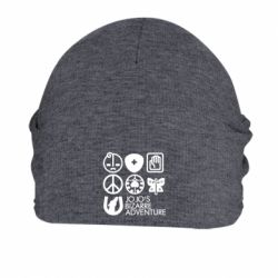 Шапка флісова JoJo Symbols - PrintSalon