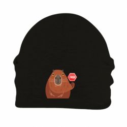 Шапка флисовая Капибара. Error - PrintSalon