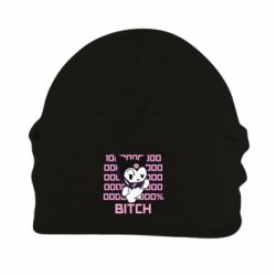 Шапка флисовая Kuromi bitch - PrintSalon