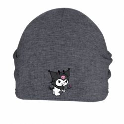 Шапка флісова Kuromi devil - PrintSalon