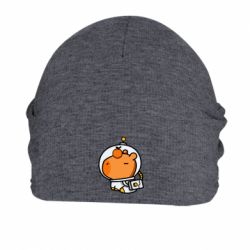 Шапка флисовая Space Capybara - PrintSalon