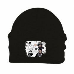 Шапка флісова Уенздей Аддамс - PrintSalon