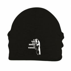 Шапка флисовая Wednesday girl - PrintSalon
