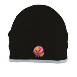 Шапка Пончик с капибарой