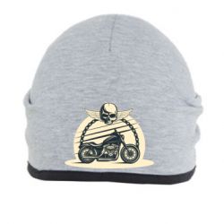 Шапка Skull and Bike - PrintSalon