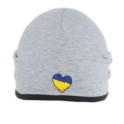 Шапка Украина сердце с царапинами
