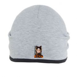 Шапка Венздей кошка