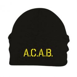 Шапка флісова A.C.A.B. - PrintSalon