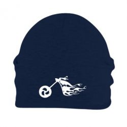 Шапка флисовая Аццкий байк - PrintSalon