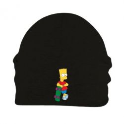 Шапка флисовая Bart Simpson - PrintSalon