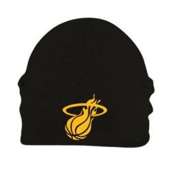 Шапка флисовая Баскетбольный мяч в кольце - PrintSalon