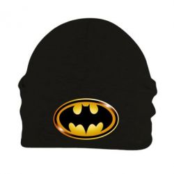 Шапка флісова Batman logo Gold - PrintSalon