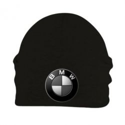 Шапка флисовая BMW Black & White - PrintSalon