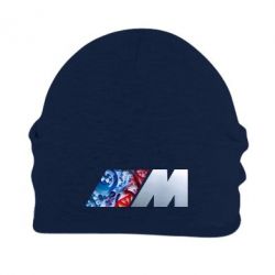 Шапка флисовая BMW logo 1 - PrintSalon