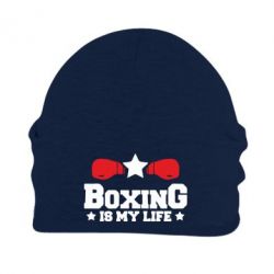 Шапка флисовая Boxing is my life - PrintSalon