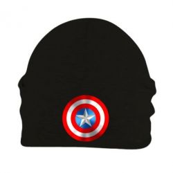 Шапка флисовая Captain America 3D Shield - PrintSalon