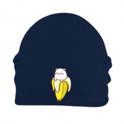 Шапка флисовая Cat and Banana