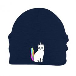 Шапка флисовая Cat Unicorn - PrintSalon