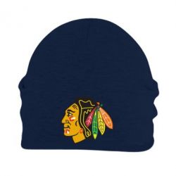 Шапка флисовая Chicago Black Hawks - PrintSalon