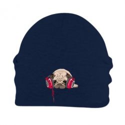 Шапка флисовая Doug the pug