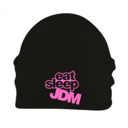 Шапка флисовая Eat sleep JDM - PrintSalon