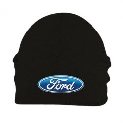Шапка флисовая Ford 3D Logo - PrintSalon