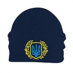 Шапка флісова Герб у вінку - PrintSalon