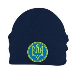 Шапка флісова Герб України у колі - PrintSalon